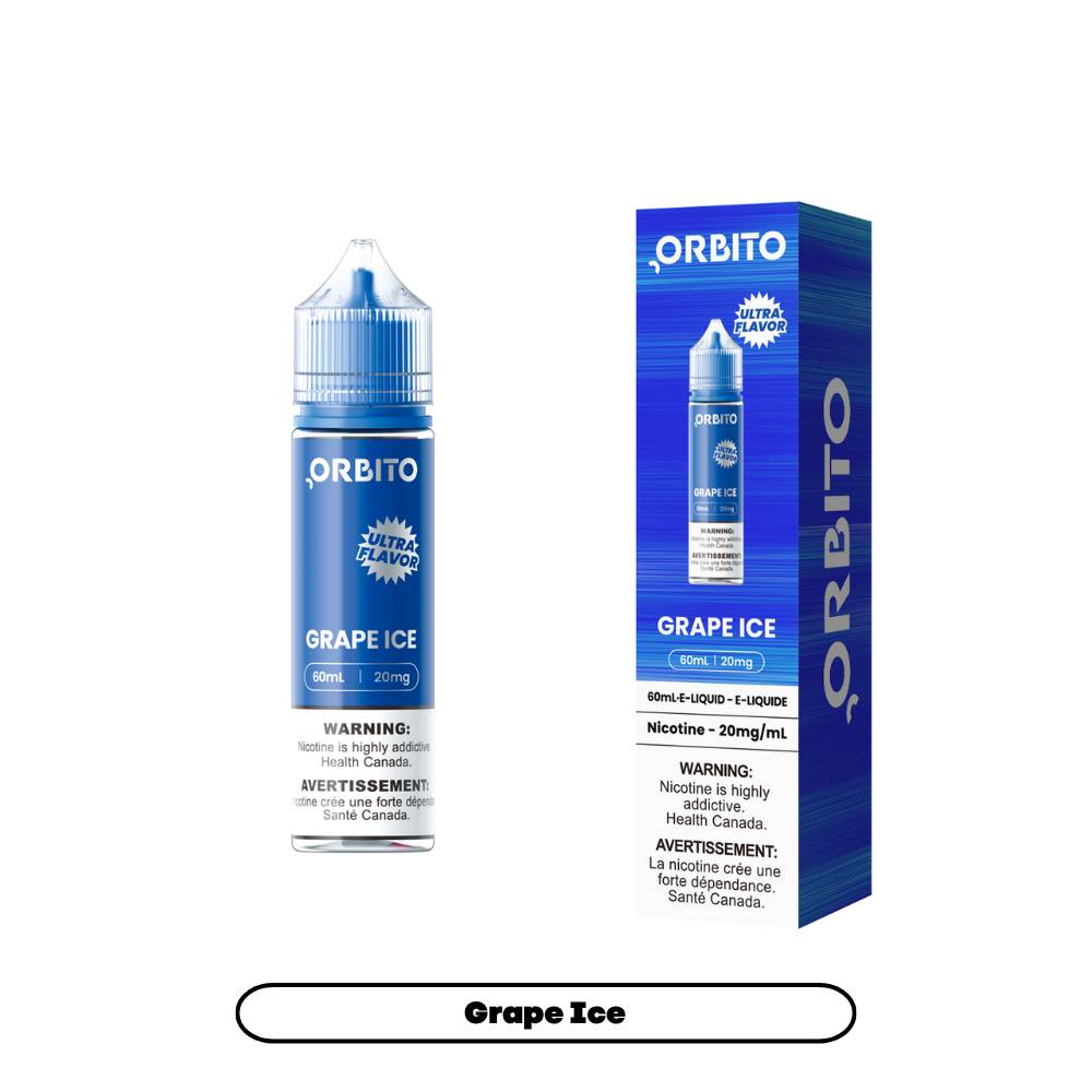 ORBITO Ultra Flavor Nic Salt 60mL - Grape Ice