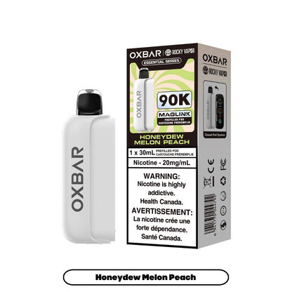 Rocky Vapor Oxbar Maglink 90K Prefilled Pod - Honeydew Melon Peach