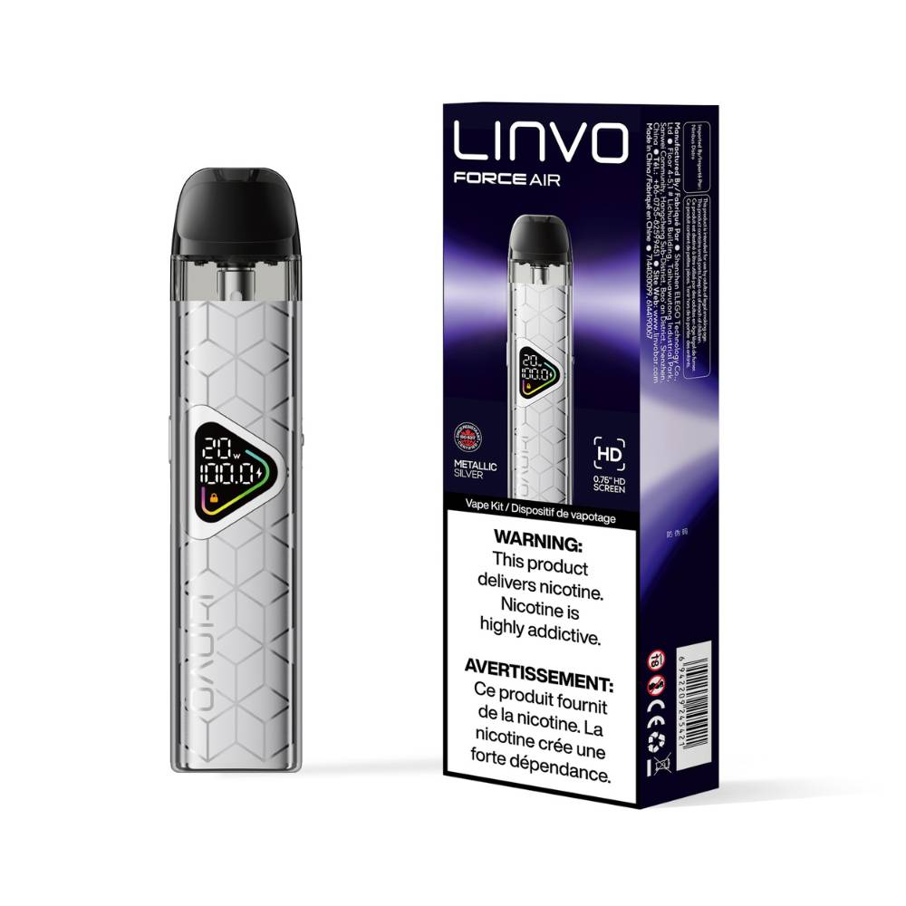 LINVO Force Air Pod Kit - Metallic Silver
