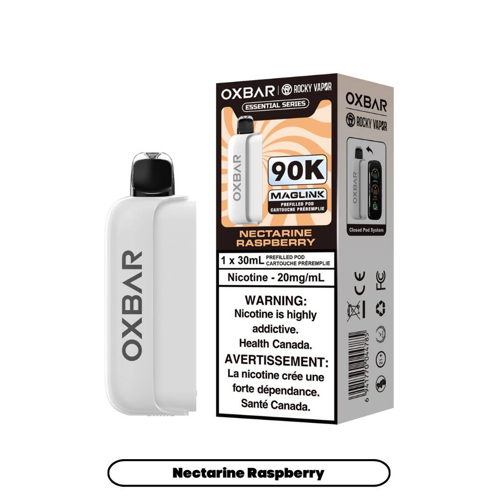 Rocky Vapor Oxbar Maglink 90K Prefilled Pod - Nectarine Raspberry