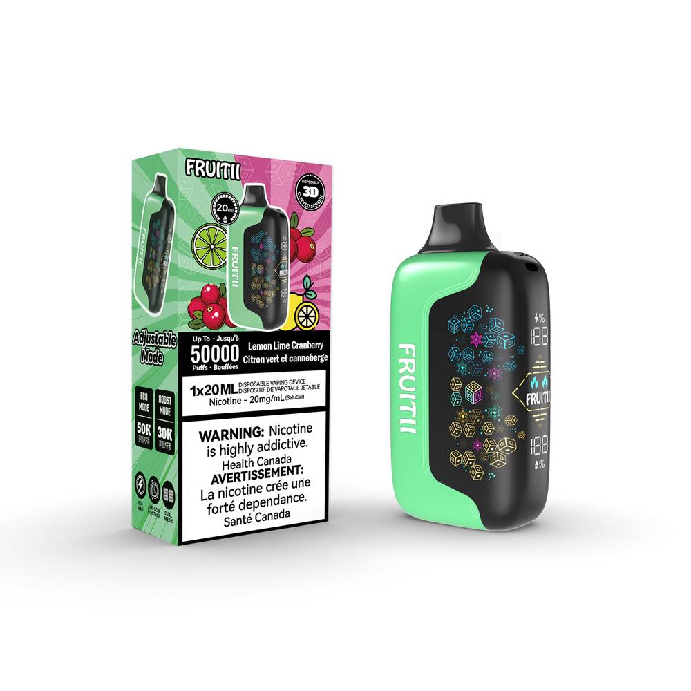 FRUITII 50K Disposable Vape_LemonLimeCranberry