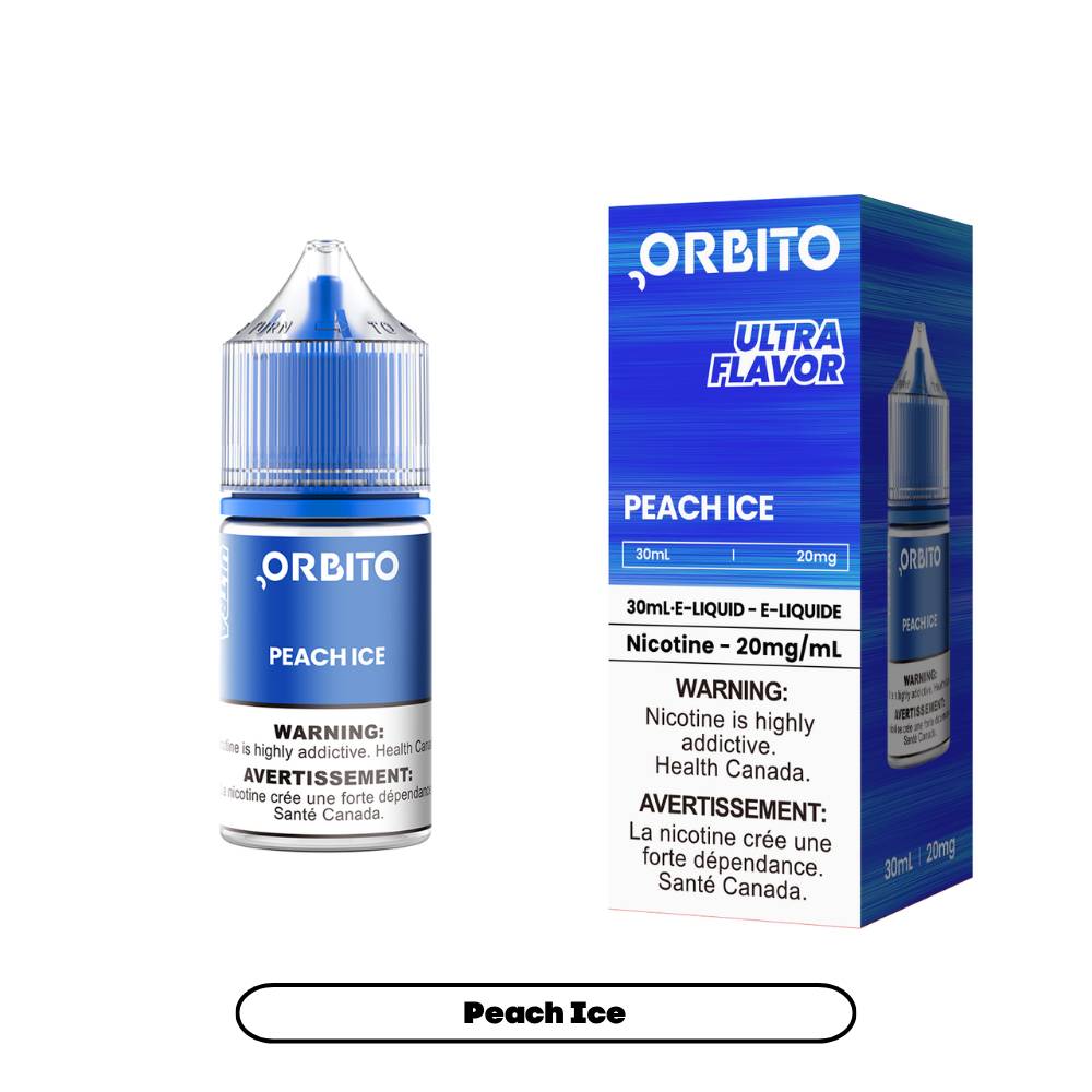 ORBITO Ultra Flavor Nic Salt 30mL - Peach Ice