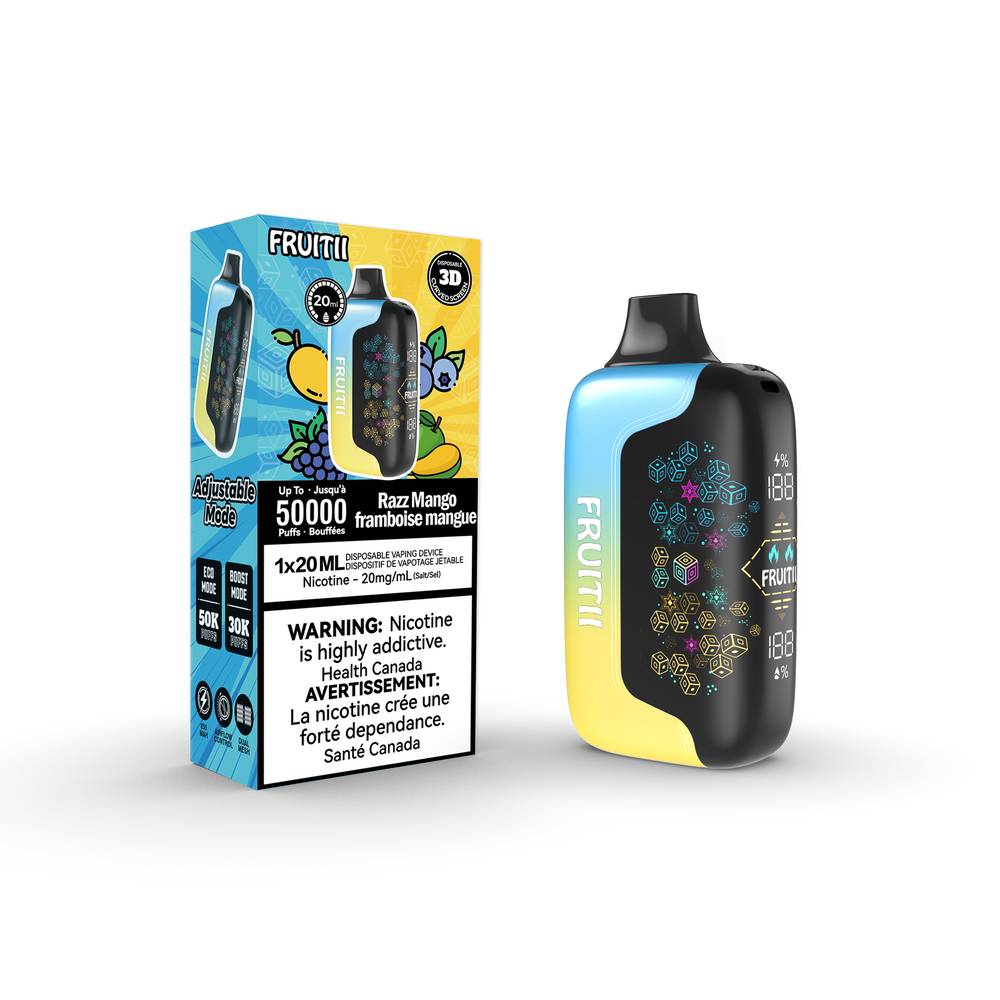 FRUITII 50K Disposable Vape_RazzMango