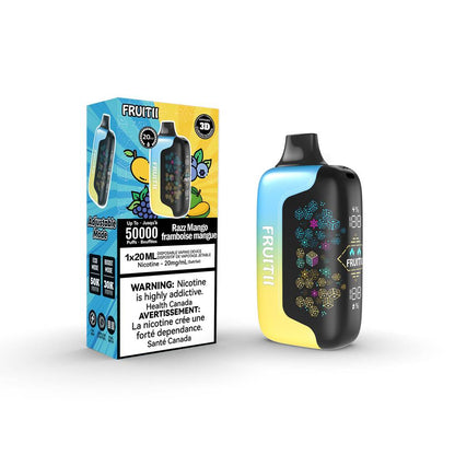 FRUITII 50K Disposable Vape_RazzMango