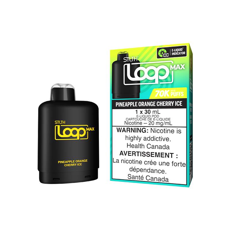 STLTH Loop Max 70K Pod Pack Pineapple range Cherry Ice