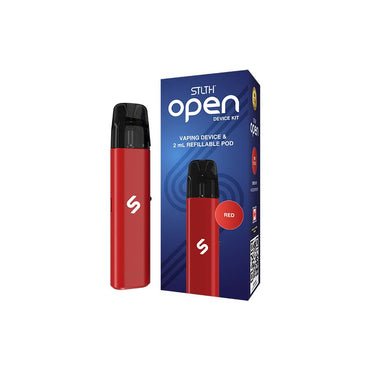 STLTH OPEN Device Kit CRC Refillable Open Pod System-red