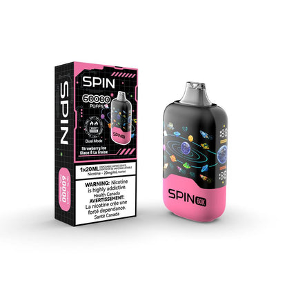 SPIN 60 000 Puffs Disposable Vape - StrawberryIce