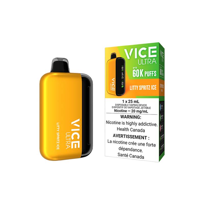 VICE Ultra 60K – Vape Jetable Rechargeable Longue Durée 25 mL
