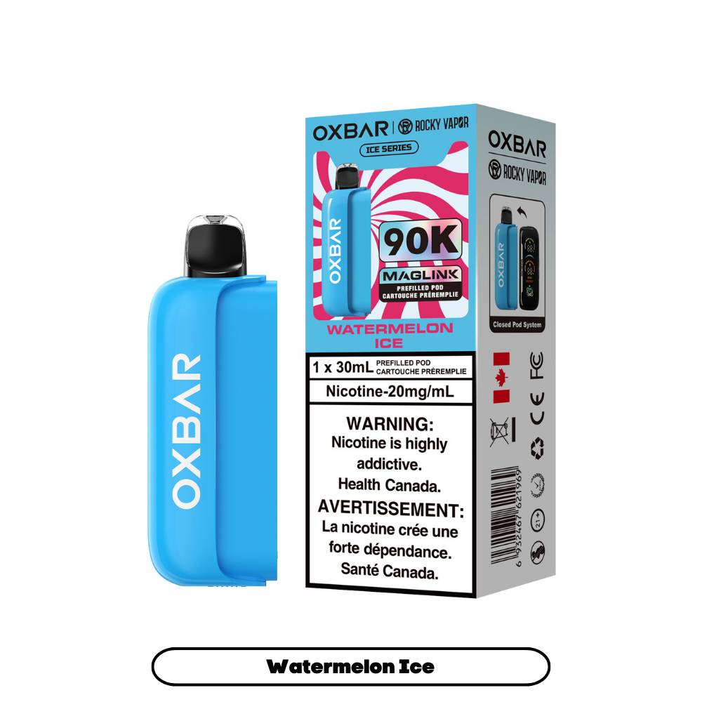 Rocky Vapor Oxbar Maglink 90K Prefilled Pod - Watermelon Ice
