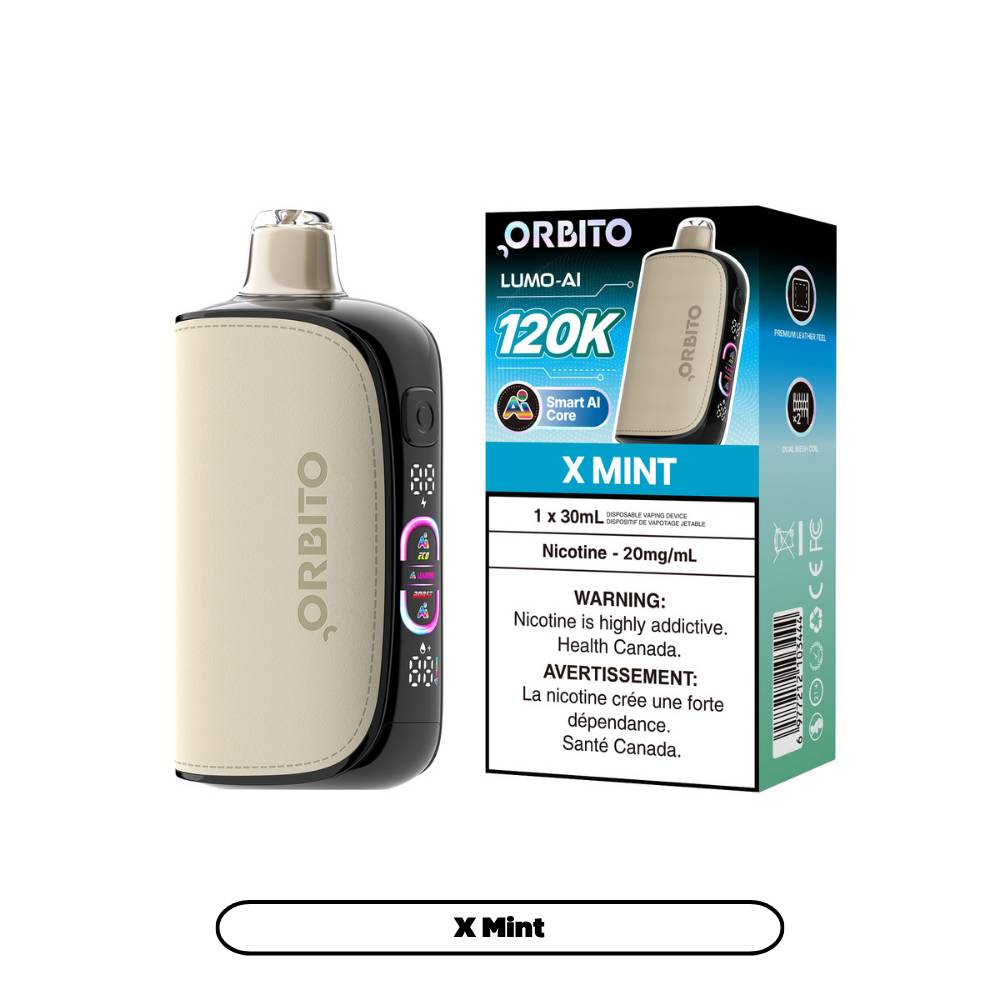 Orbito Lumo AI 120K Disposable Vape X Mint