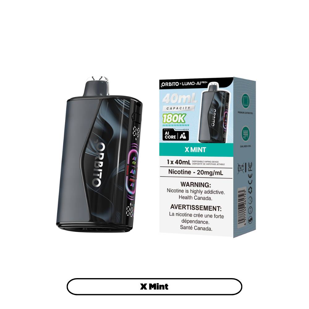 ORBITO LUMO AI PRO+ 180K Disposable Vape - X Mint