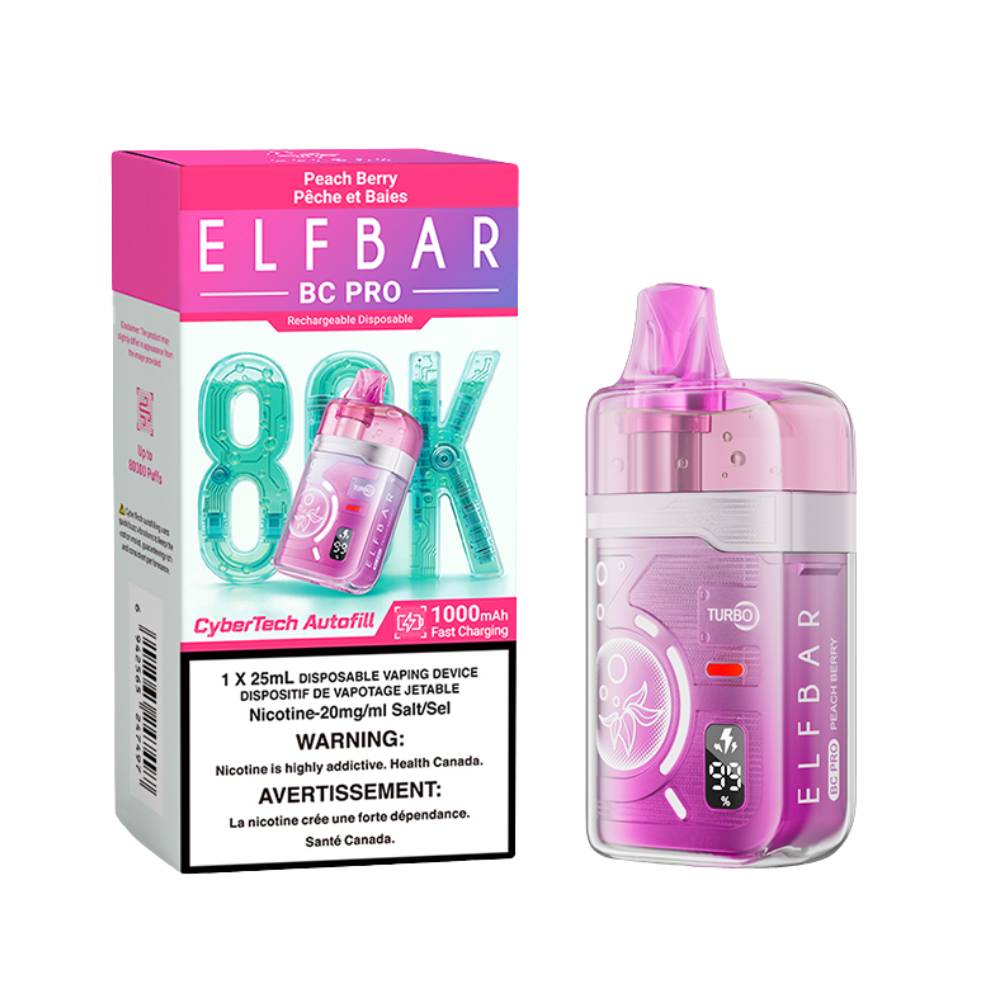 ELF BAR BC PRO 80K Disposable Vape - Peach Berry