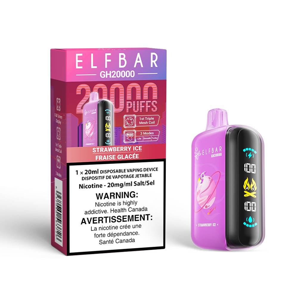 Elf Bar GH20000 Disposable Vape Up to 20,000 Puffs Super Vape Elf Bar GH20000 Disposable Vape Up to 20,000 Puffs Super Vape