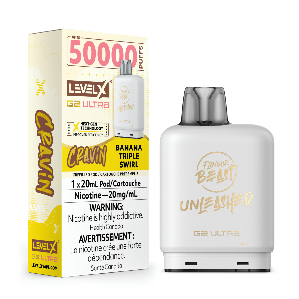 levelx_boost-g2_unleashed_pod_may2025-render-fam_20mg-bananatripleswirl_35cabe6b-f510-469e-9e00-1ef37c696265