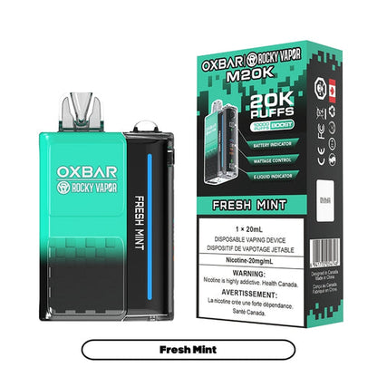 oxbar-m20k-disposablevape-Freshmint