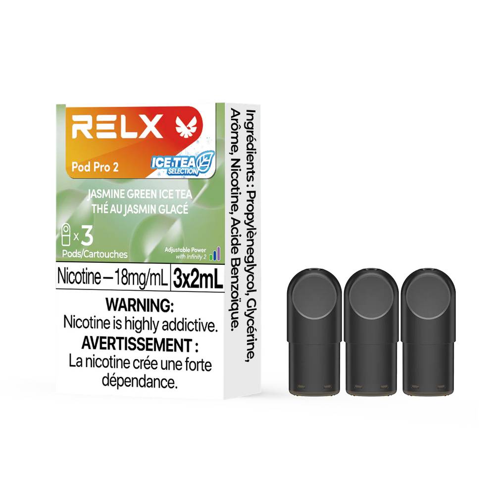 RELX Infinity 2 Pro Pods (3-Pack) 1.8% Nicotine Strength Super Vape RELX Infinity 2 Pro Pods (3-Pack) 1.8% Nicotine Strength Super Vape