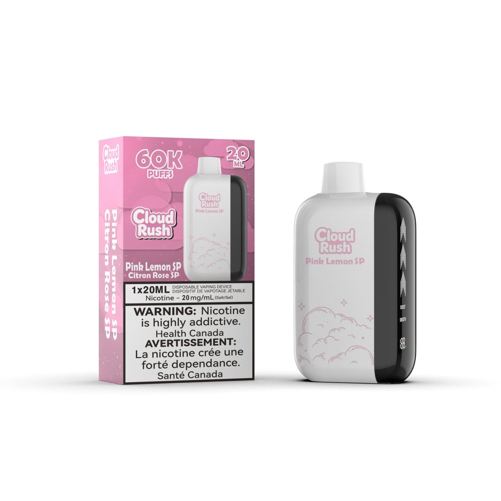 Cloud Rush 60K Disposable Vape – Pink Lemon SP