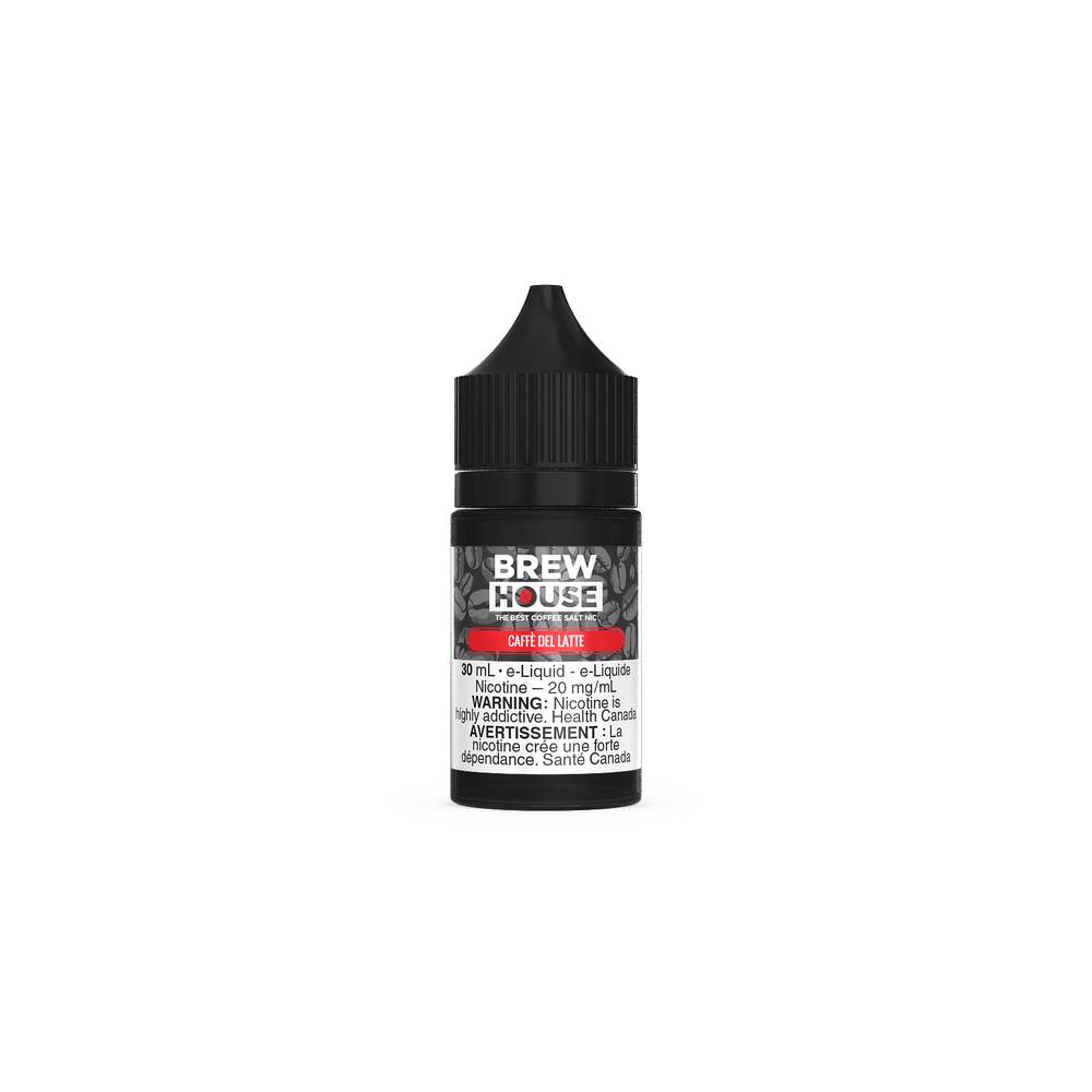 Brew House Nicotine Salt e-liquid Coffee Caffe_Del_Latte