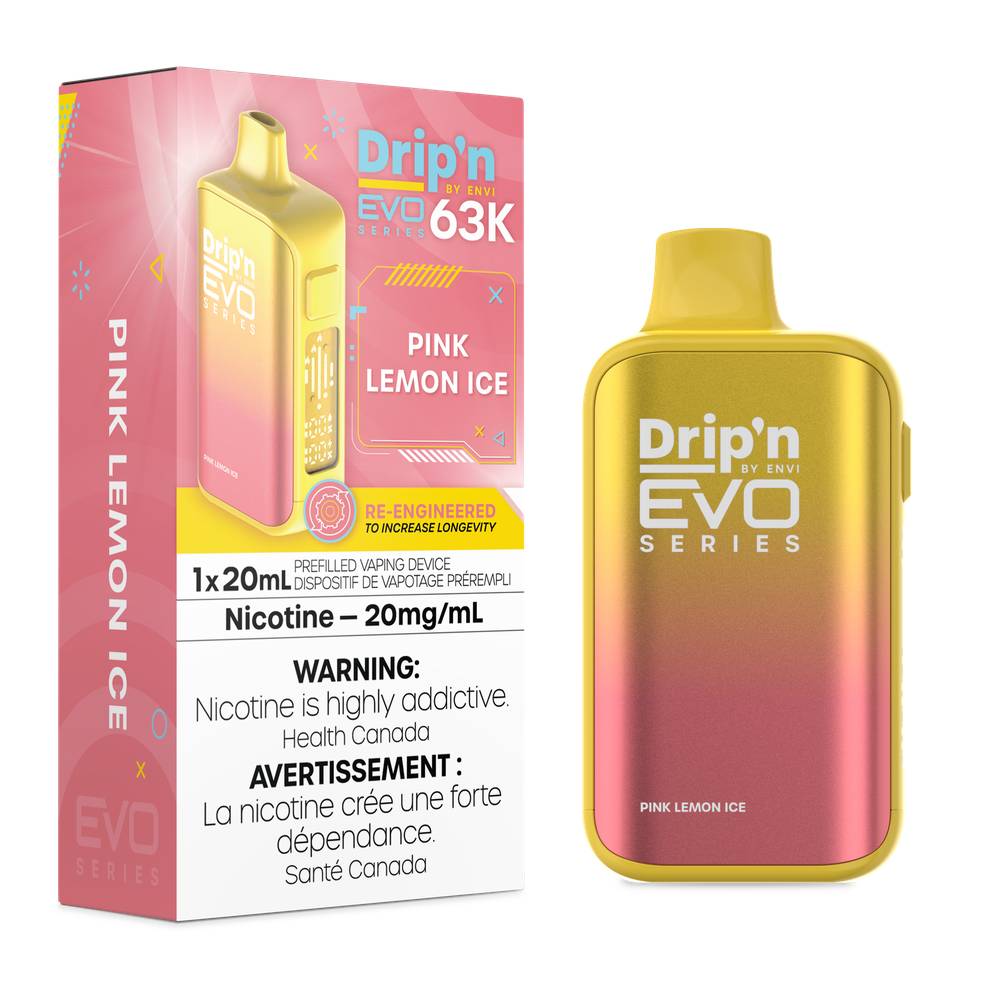Drip'n EVO 63K Disposable Vape - Pink Lemon Ice