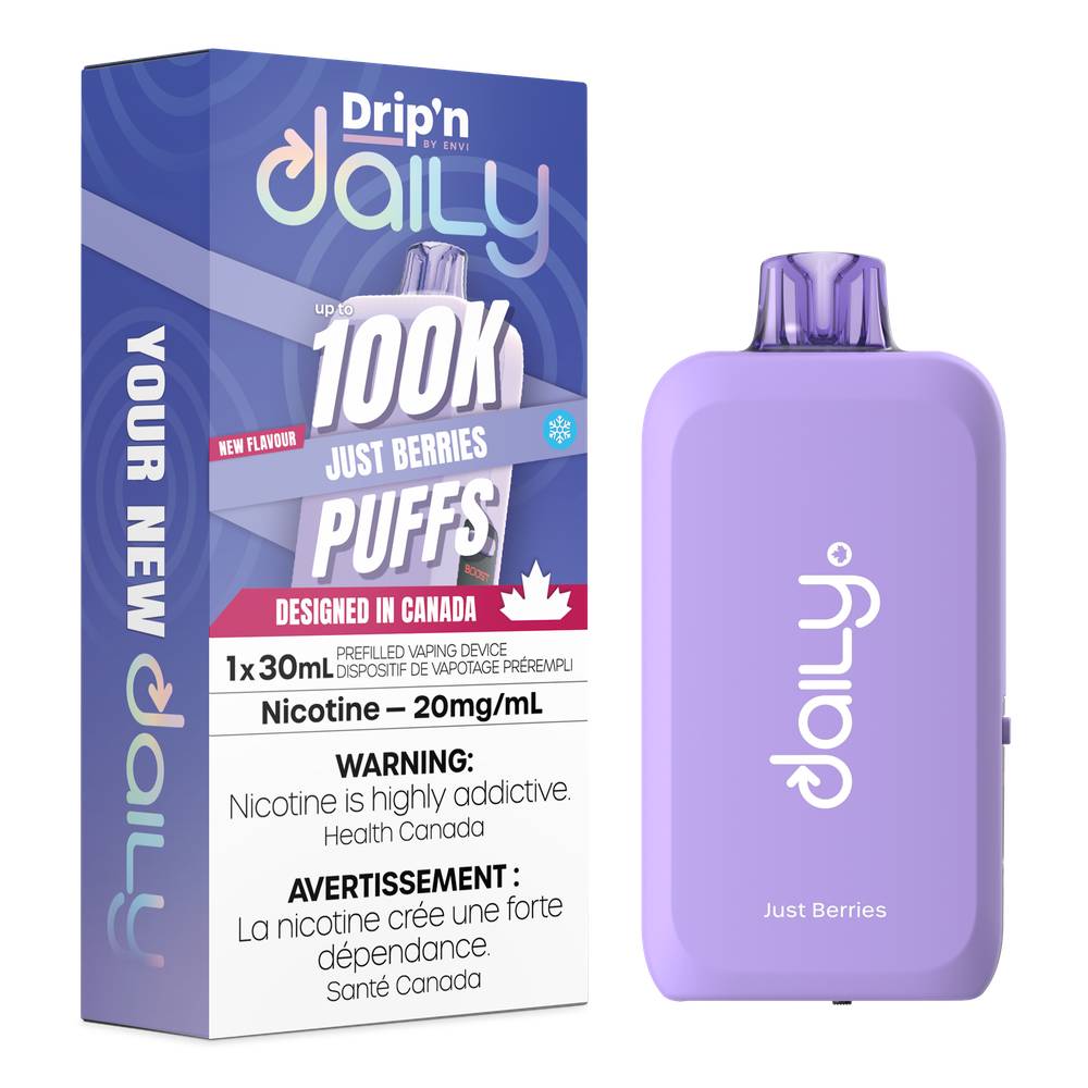 Drip'n Daily 100K Disposable Vape - Just Berries