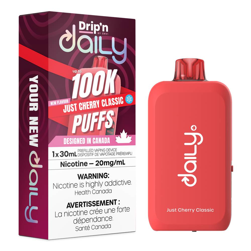 Drip'n Daily 100K Disposable Vape - Just Cherry Classic