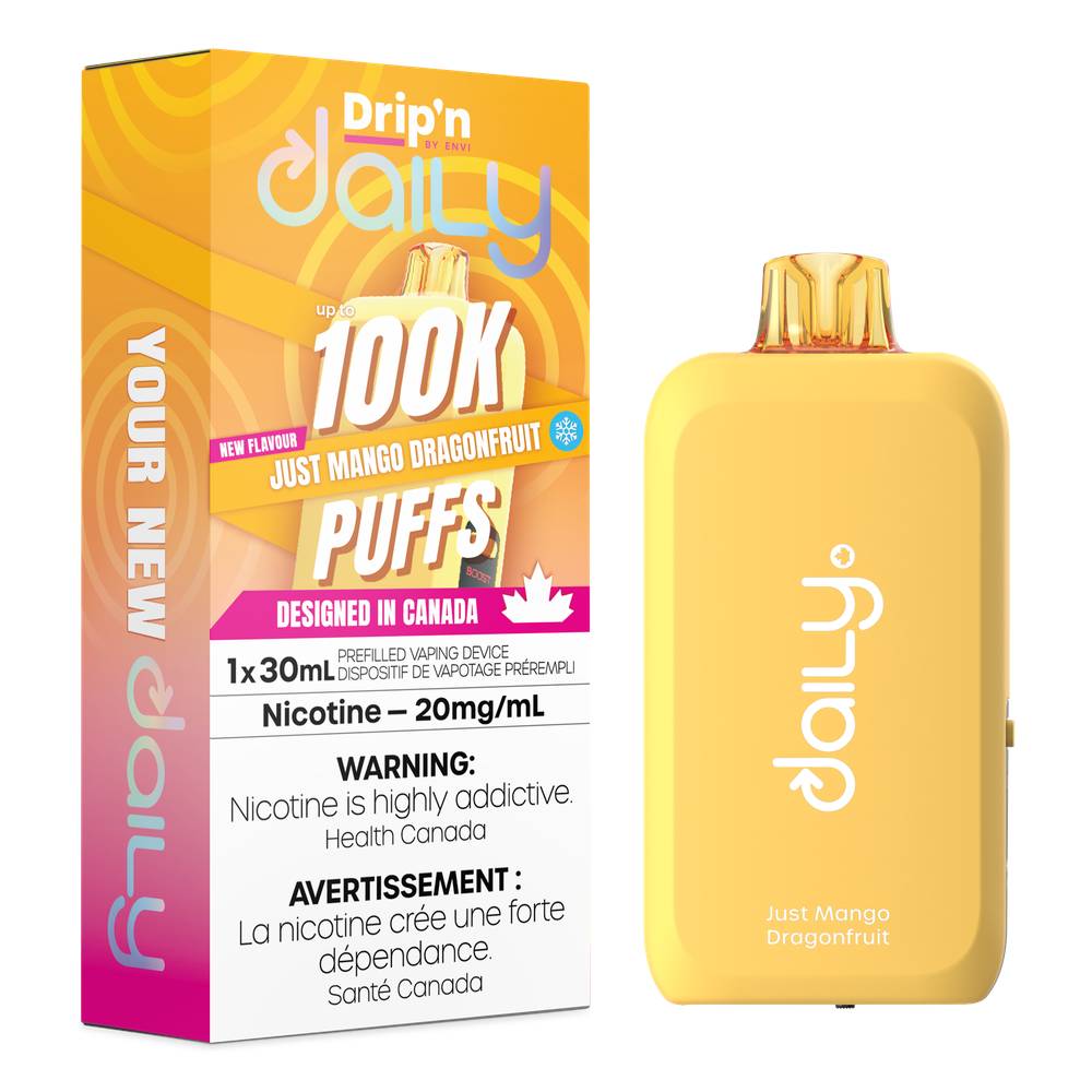 Drip'n Daily 100K Disposable Vape - Just Mango Pineapple