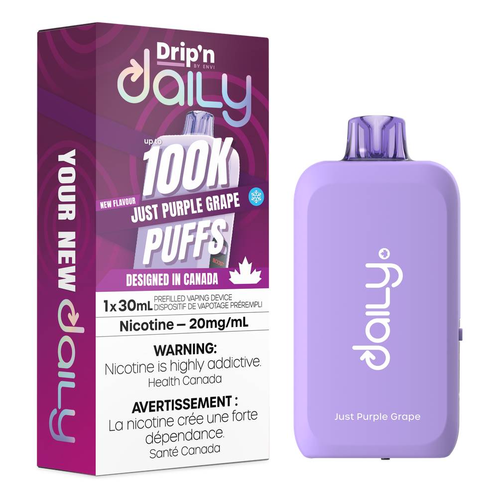 Drip'n Daily 100K Disposable Vape - Just Purple Grape