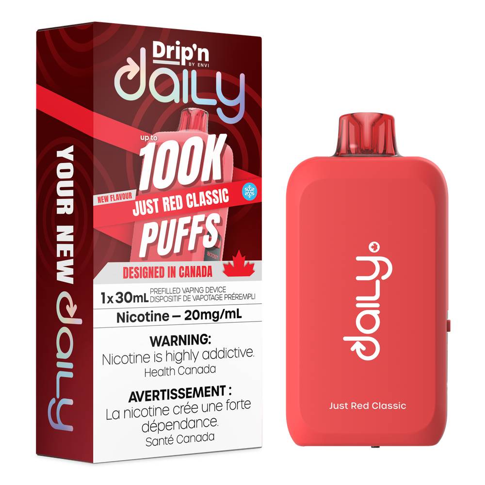 Drip'n Daily 100K Disposable Vape - Just Red Classic