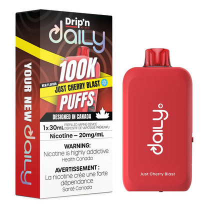 Drip'n Daily 100K Disposable Vape - Just Cherry Blast