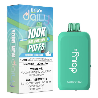 Drip'n Daily 100K Disposable Vape - Just Honeydew
