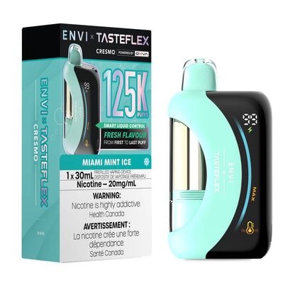 ENVI x OXVA TasteFlex 125K Disposable Vape - Miami Mint ce