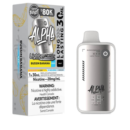 Flavour Beast Alpha L.S. 80K Disposable Vape - Bussin Banana Iced