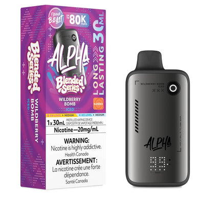 Flavour Beast Alpha 80K Disposable Vape Wildberry Bpmb Iced
