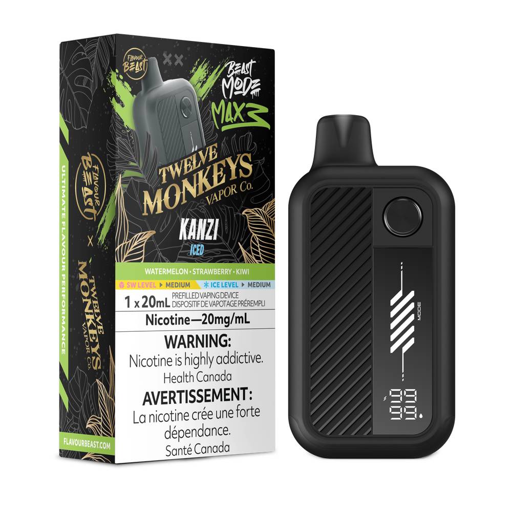 Flavour Beast Beast Mode MAX 3 60K Disposable Vape - Kanzi Iced