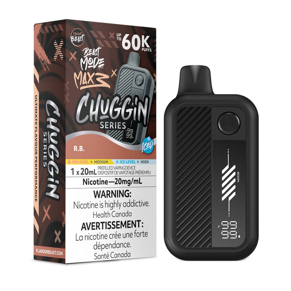Flavour Beast Beast Mode MAX 3 60K Disposable Vape - R.B. Iced