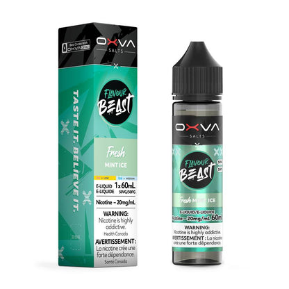 Flavour Beast x OXVA E-Liquid 60mL 20mg – Fresh Mint Ice