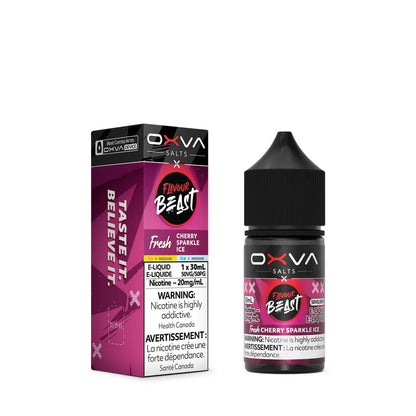 Flavour Beast x OXVA Nicotine Salt E-Liquid - Fresh Cherry Sparkle Ice