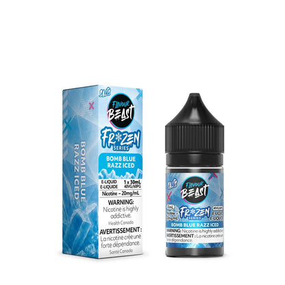 Flavour Beast Frozen Series Nicotine Salt E-Liquid - Bomb Blue Razz