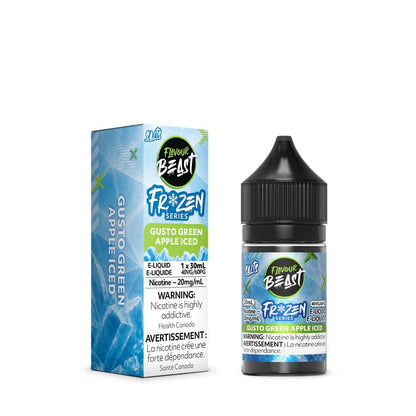 Flavour Beast Frozen Series Nicotine Salt E-Liquid - Gusto Green Apple Iced