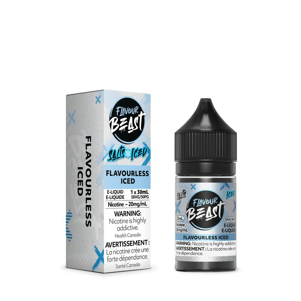 Flavourless Beast Flavourless Iced Nicotine Salt E-Liquid 20mg 30mL