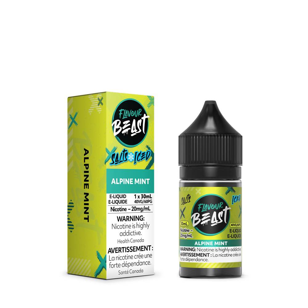 Flavour Beast Blended Series E-Liquid Nicotine Salt 30mL 20mg – Alpine Mint Iced