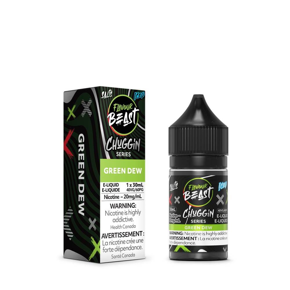 Flavour Beast Chuggin' Iced Nicotine Salt E-Juice 20 mg/mL 30 mL Bottles Super Vape Flavour Beast Chuggin' Iced Nicotine Salt E-Juice 20 mg/mL 30 mL Bottles Super Vape