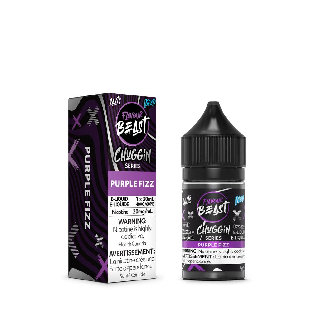 Flavour Beast Chuggin' Iced Nicotine Salt E-Juice 20 mg/mL 30 mL Bottles Super Vape Flavour Beast Chuggin' Iced Nicotine Salt E-Juice 20 mg/mL 30 mL Bottles Super Vape