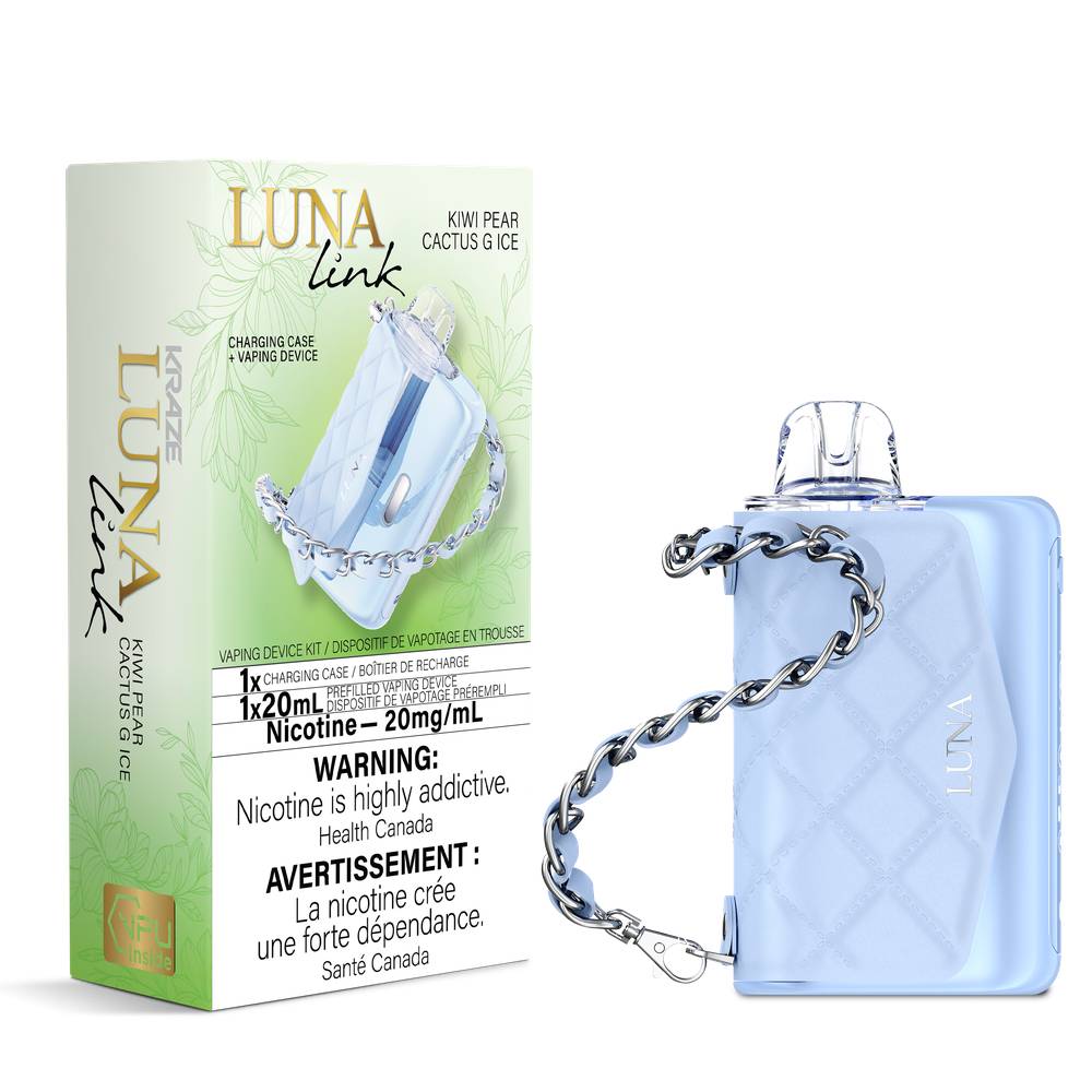 KRAZE Luna Link 100K Disposable Vape Kit – Kiwi Pear Cactus G Ice