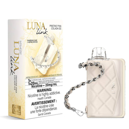 KRAZE Luna Link 100K Disposable Vape Kit – Pristine Pina Colada Ice