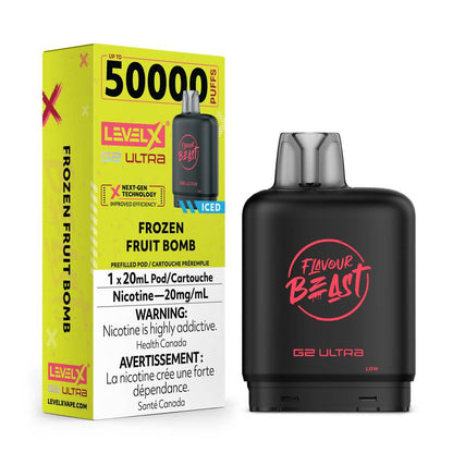 Flavour Beast LEVEL X G2 Ultra 50K Pod - Frozen Fruit Bomb 20m