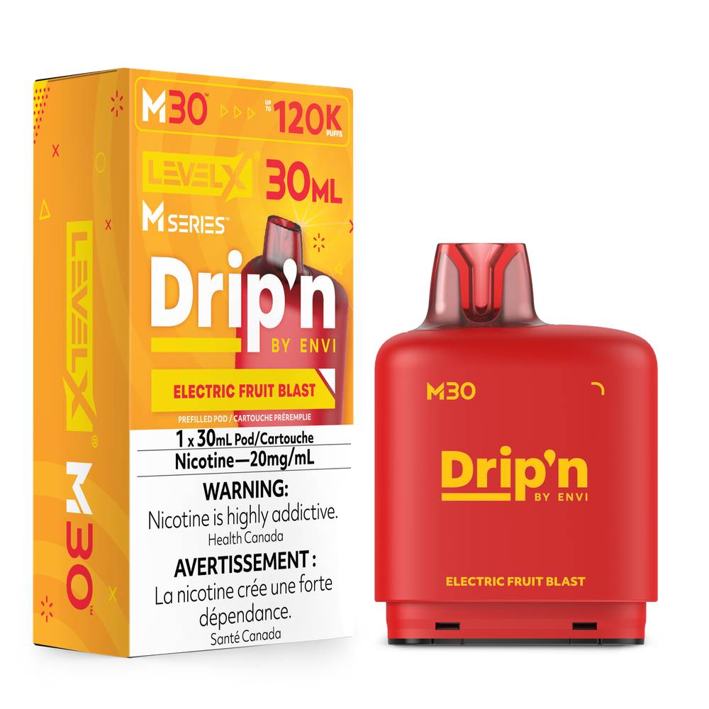 Level X M Series Drip'n 120K Pod 30mL - Electric Fruit Blast