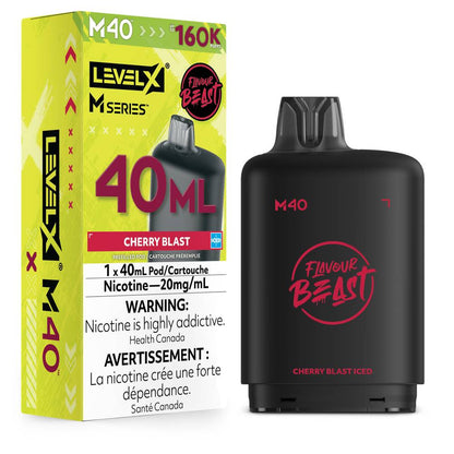 Flavour Beast LEVEL X M 40mL 160K Pod - Cherry Blast Iced
