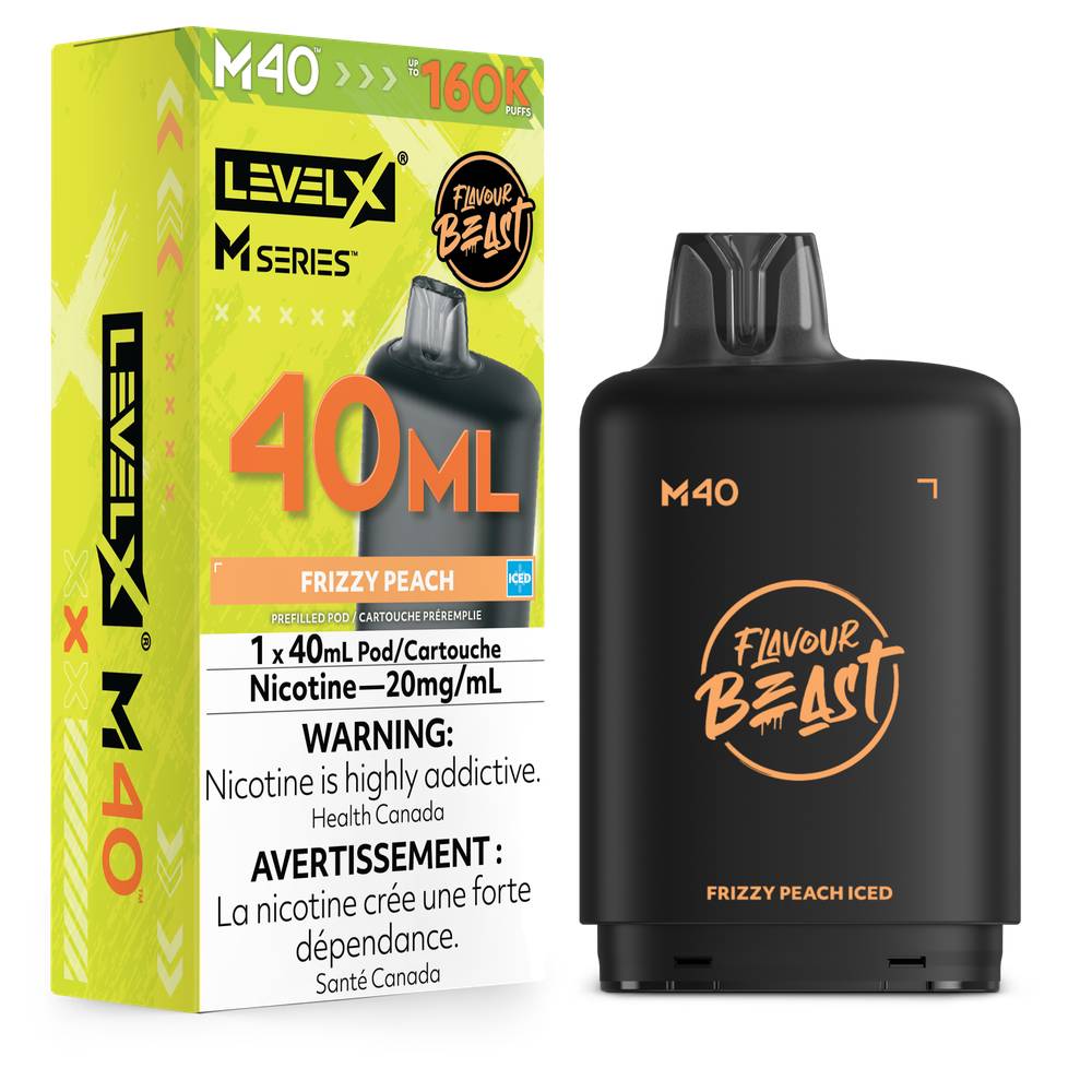 Flavour Beast LEVEL X M 40mL 160K Pod - Frizzy Peach