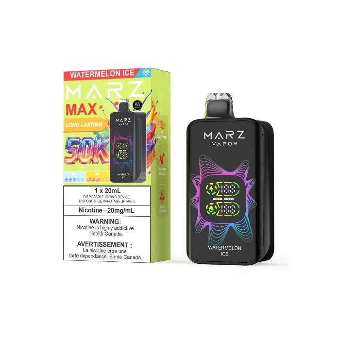 MARZ Vapor MAX 50K Disposable Vape  -  Watermelon Ice